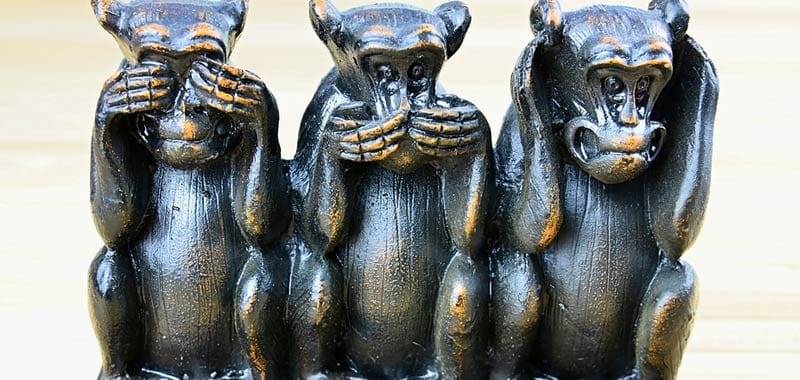 Chi sono le tre scimmiette sagge
