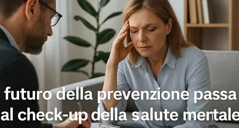 Il futuro della prevenzione passa dal check-up della salute mentale
