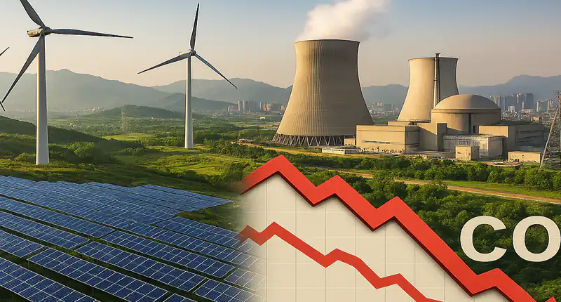 Cina le emissioni di CO₂ calano grazie al boom delle rinnovabili è la prima volta senza crisi