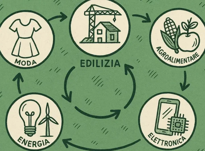Illustrazione di cinque settori