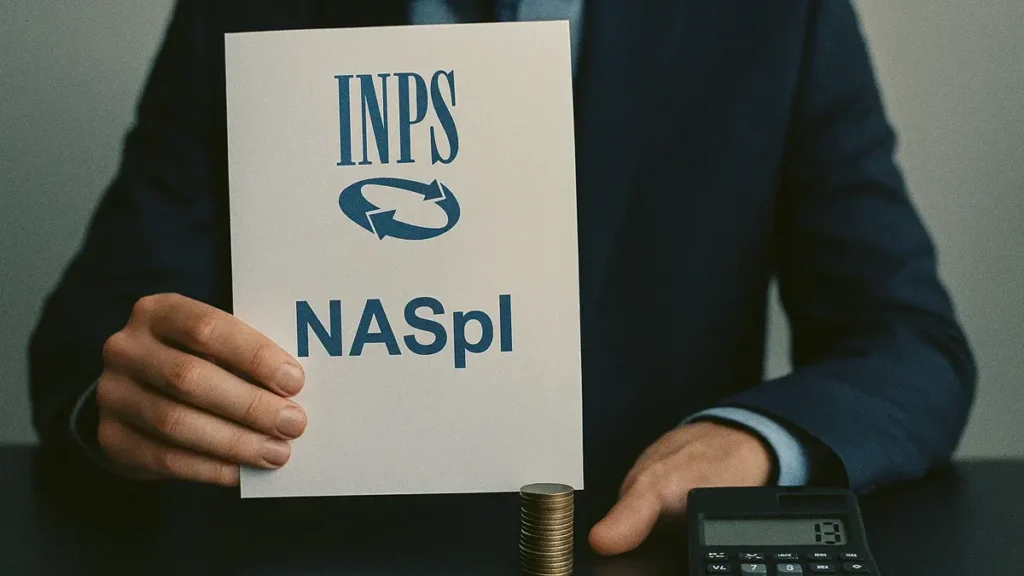 Un primo piano sul modulo di domanda NASpI INPS