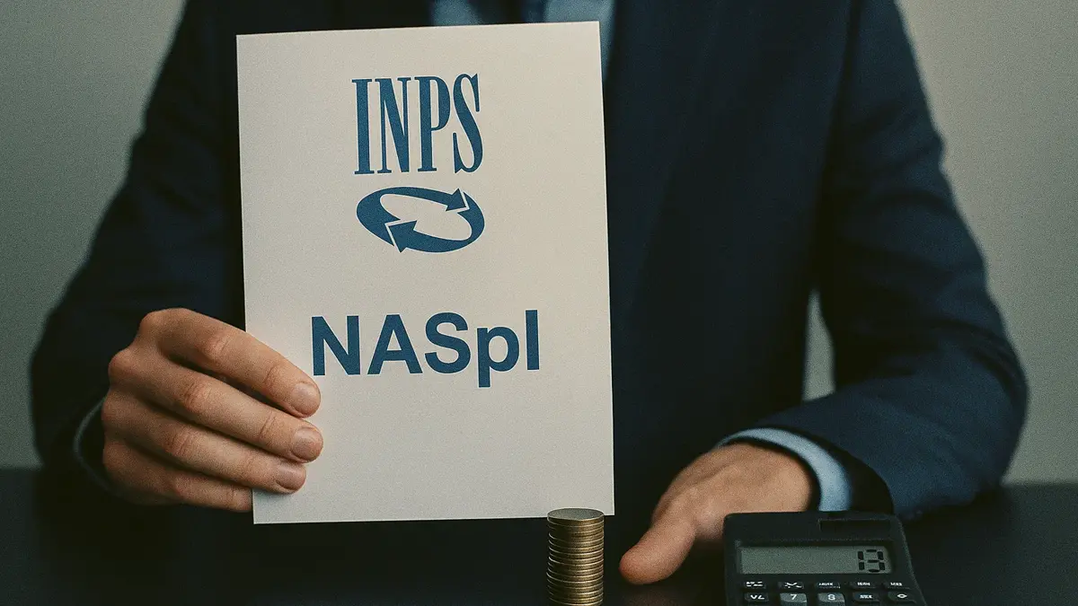 Un primo piano sul modulo di domanda NASpI INPS