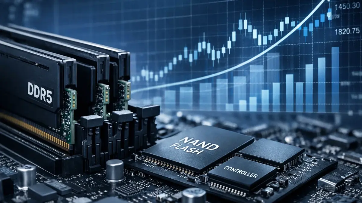 Crisi delle memorie: DDR5 e SSD sempre più costosi fino al 2027